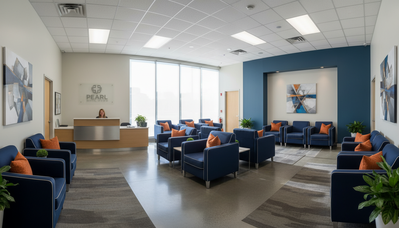 Modern dental office interior