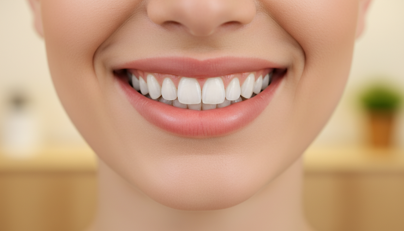 Healthy radiant smile